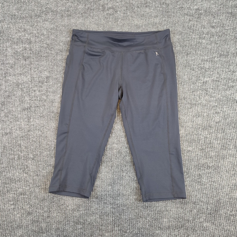 Danskin Now Size Large 12-14 Misses Black Dri More Fitted Leggings - Picture 2 of 9